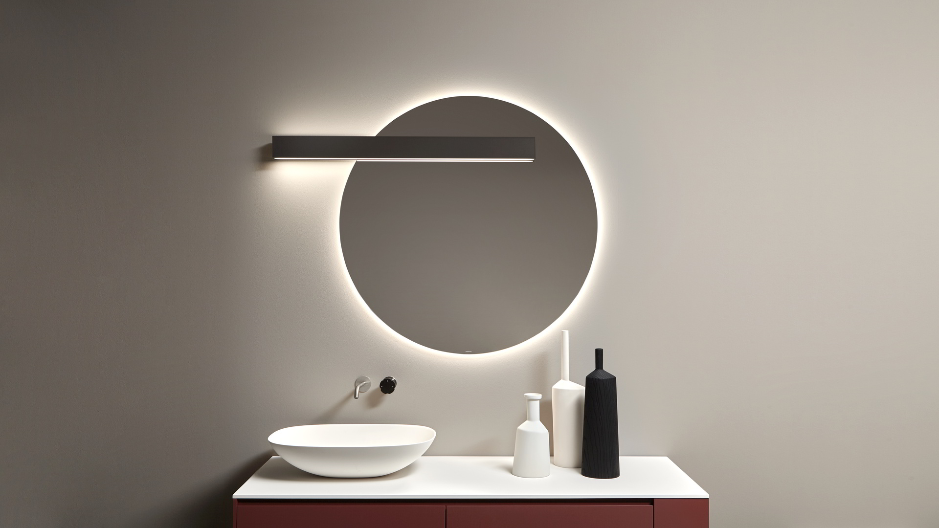 Lucente lampada da specchio per bagno - Antonio Lupi
