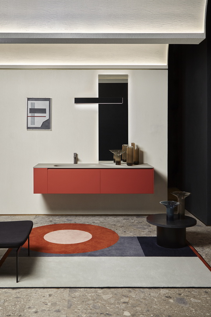 capable of totally disappearing from sight when it is not in function and reappears magically once turned on.