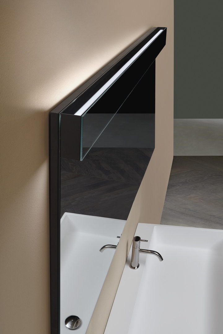 capable of totally disappearing from sight when it is not in function and reappears magically once turned on.