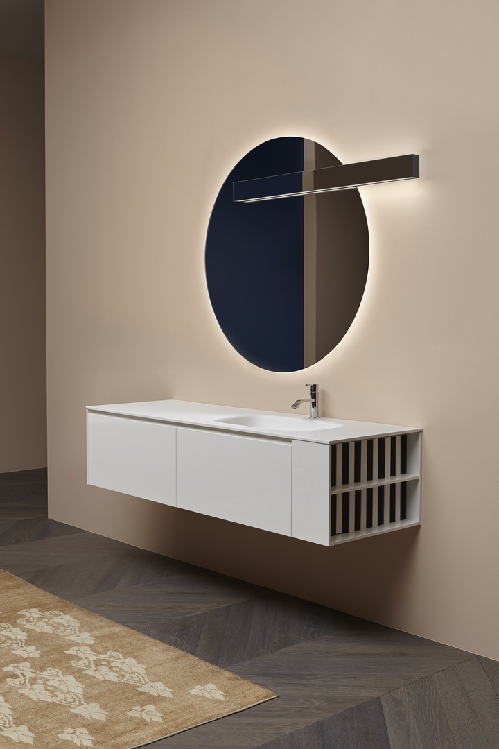 capable of totally disappearing from sight when it is not in function and reappears magically once turned on.