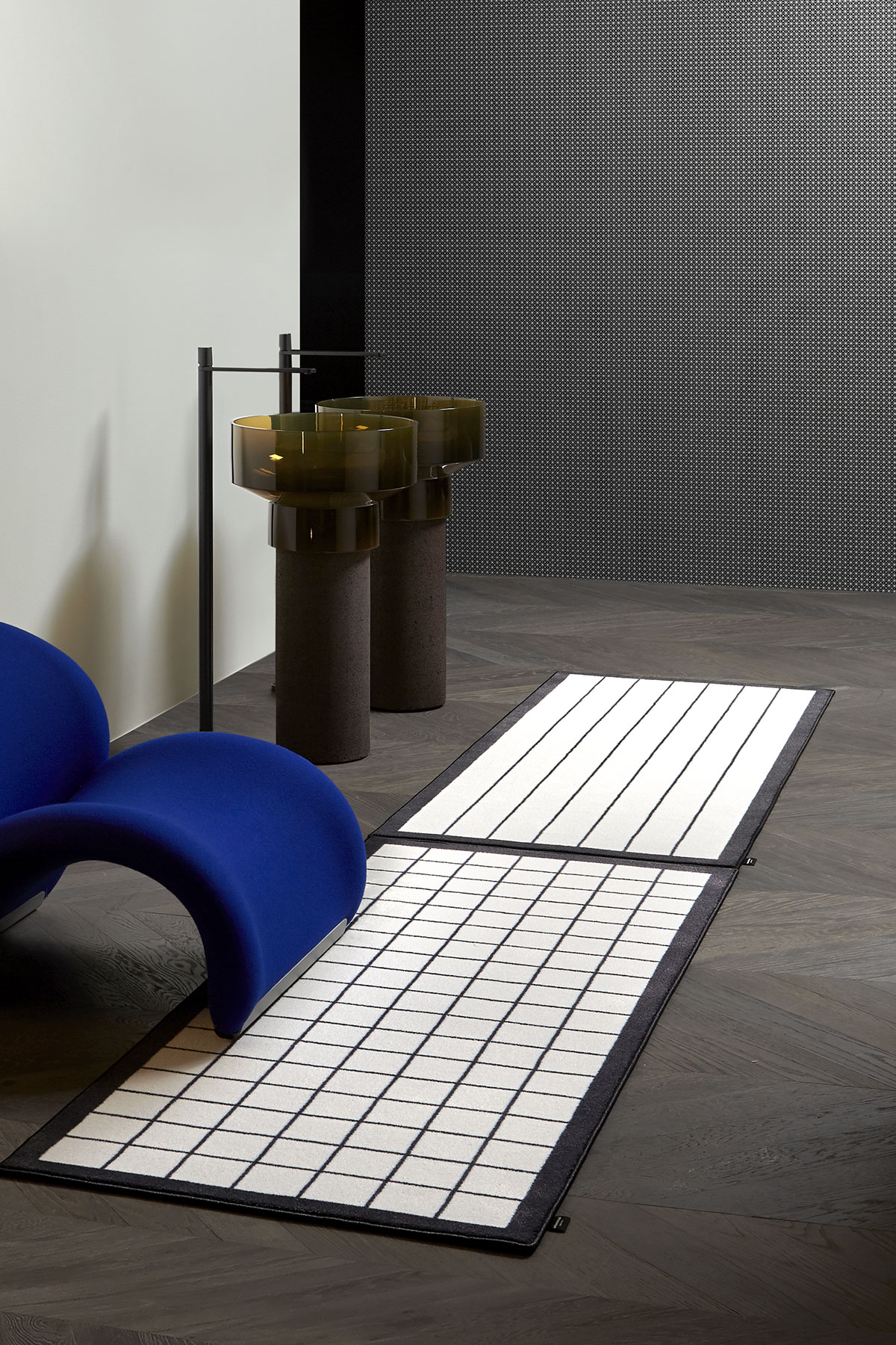 Sculptural furniture in essential geometric shapes