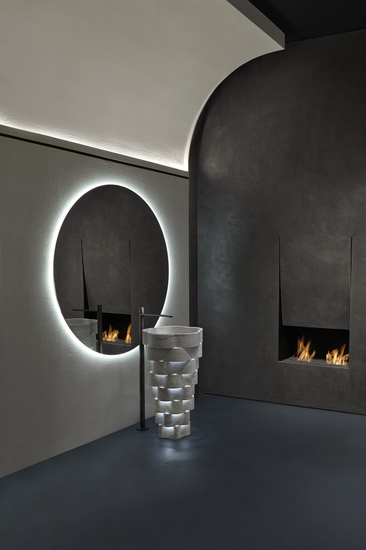 Perfect geometrical shape, essential and almost ethereal figure.