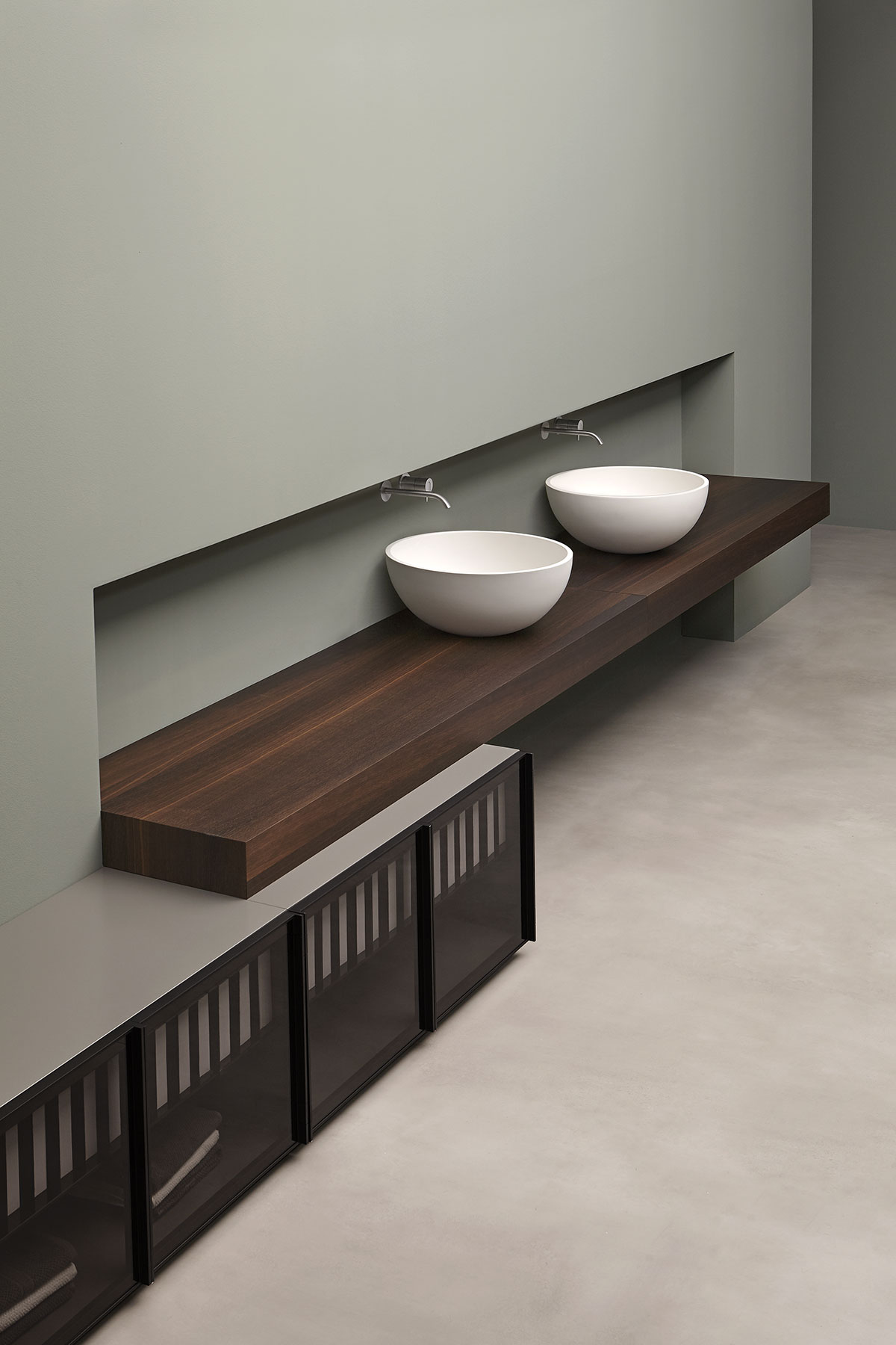 A perfect half sphere, clear and precise in its form