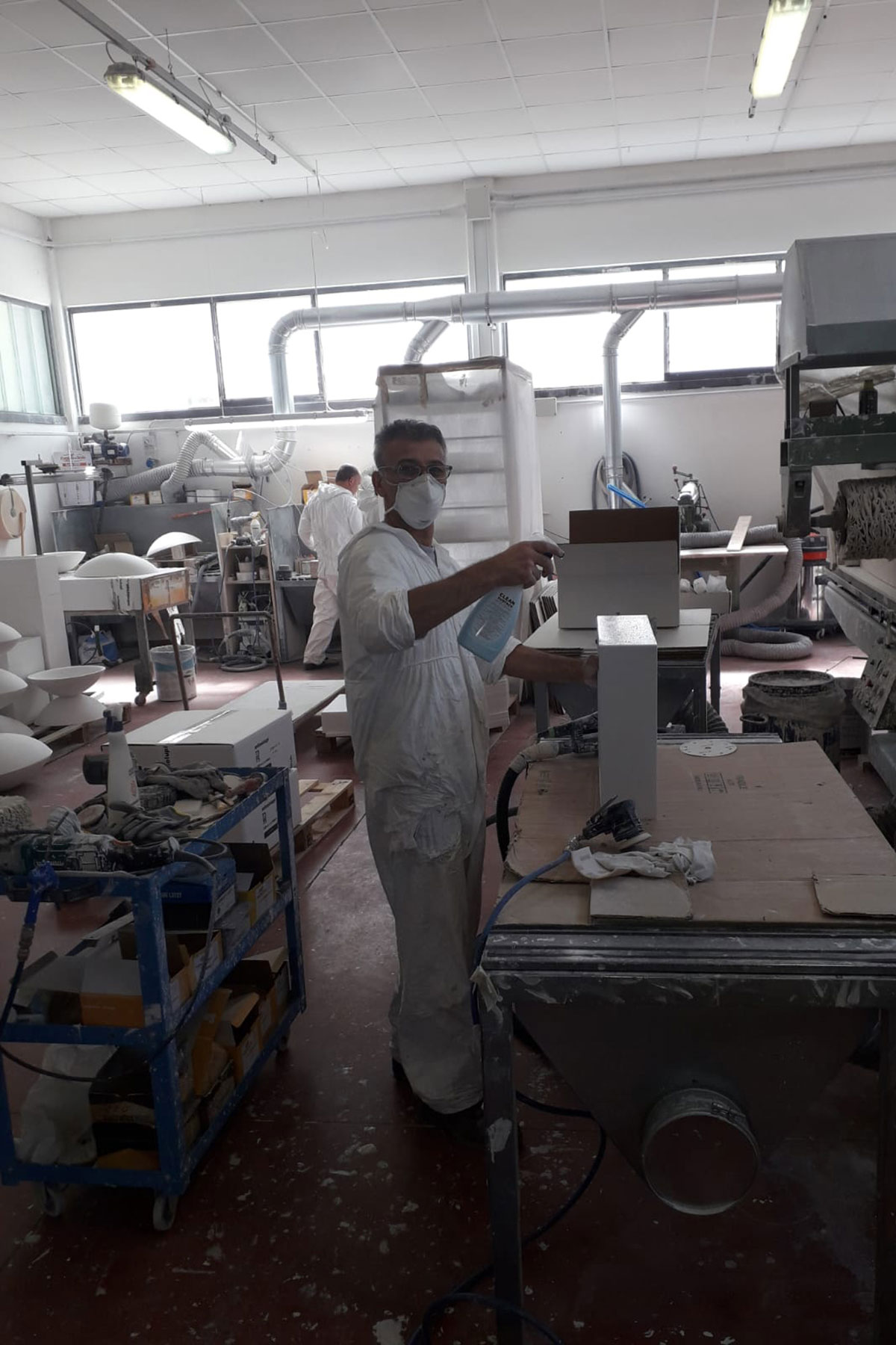  A perfect material for the bathroom.