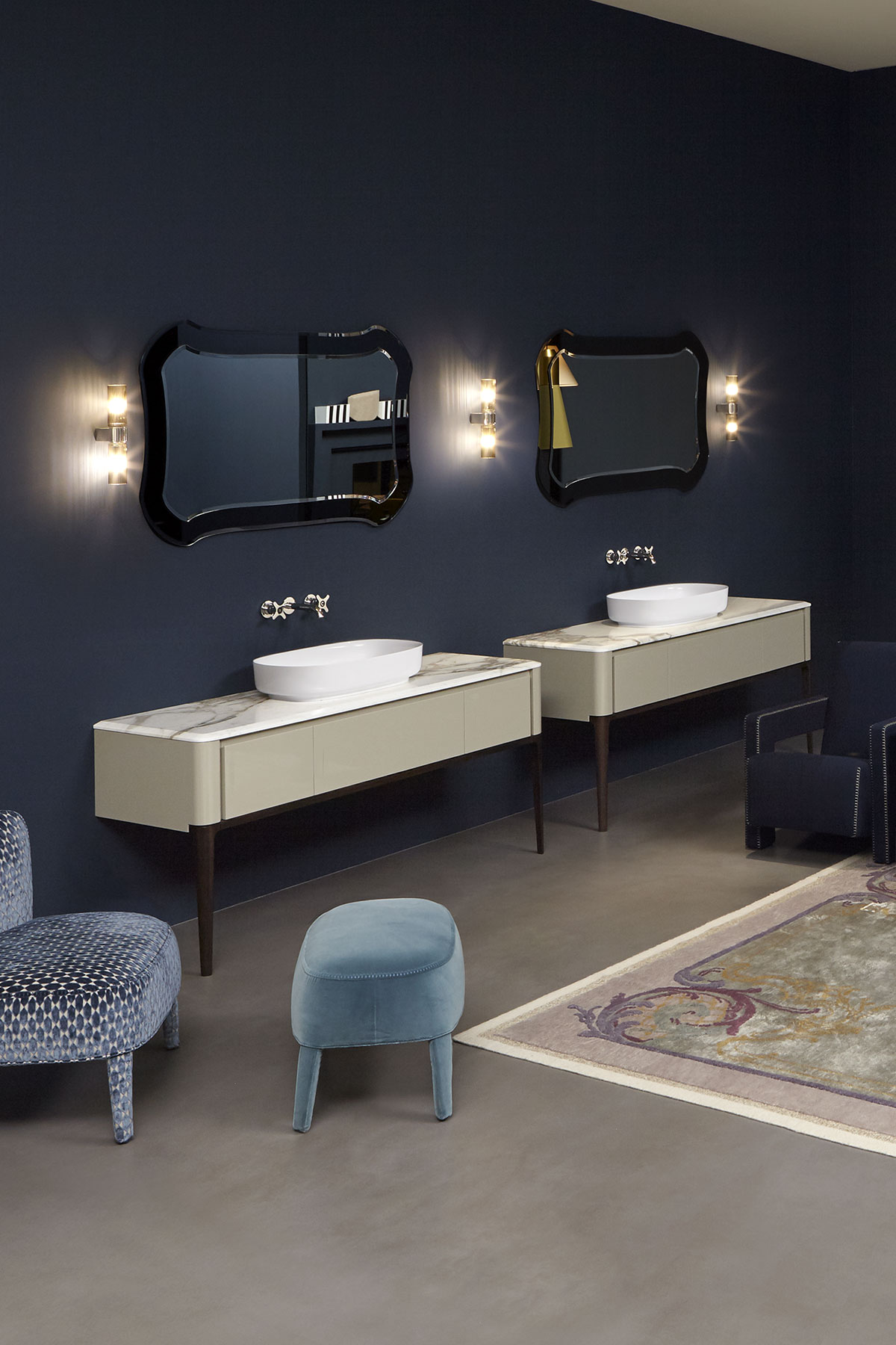 a feeling of lightness and sophisticated clean lines.