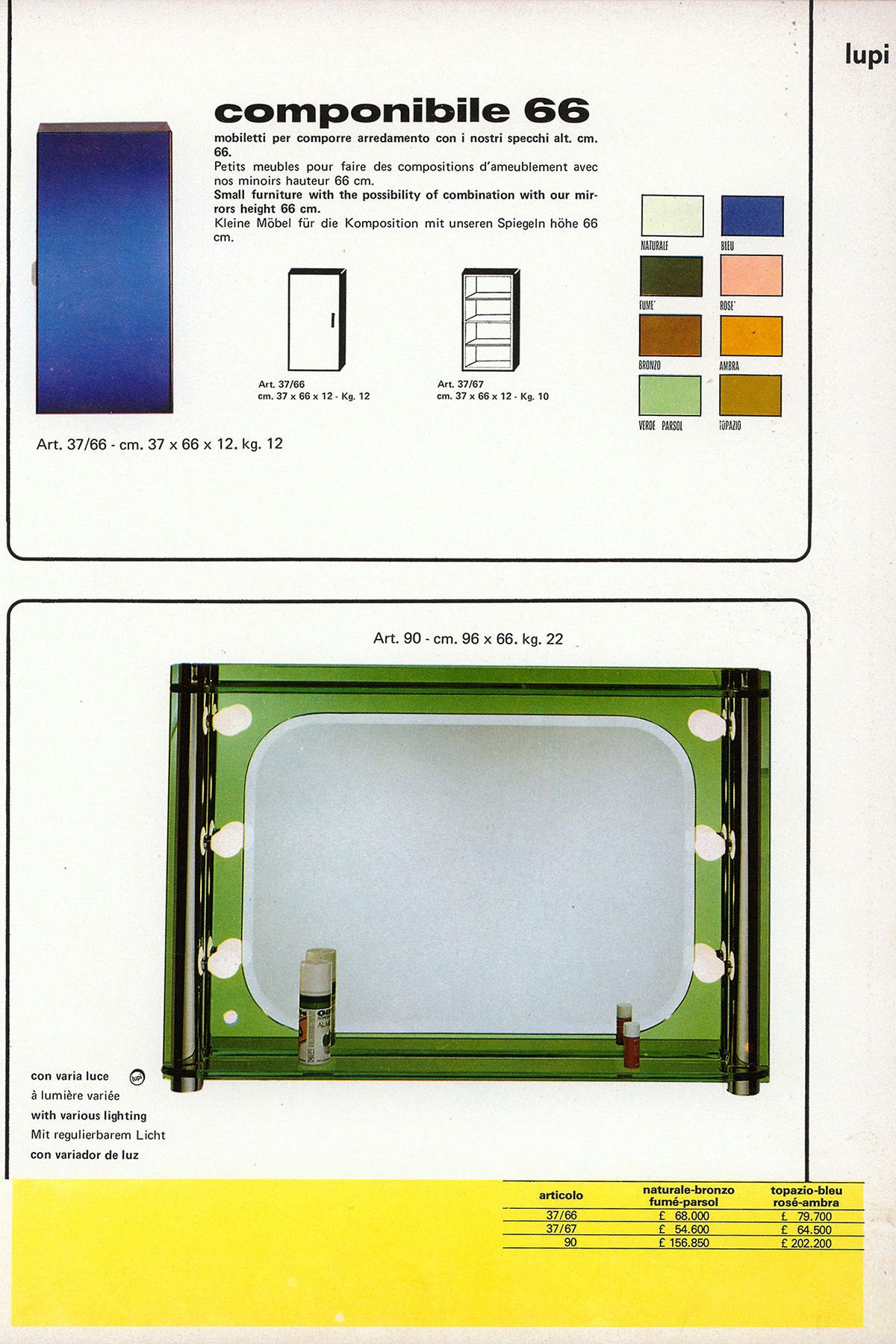 Soon glass gave way to mirrors and during the lucrative years of economic growth the first bathroom furniture products