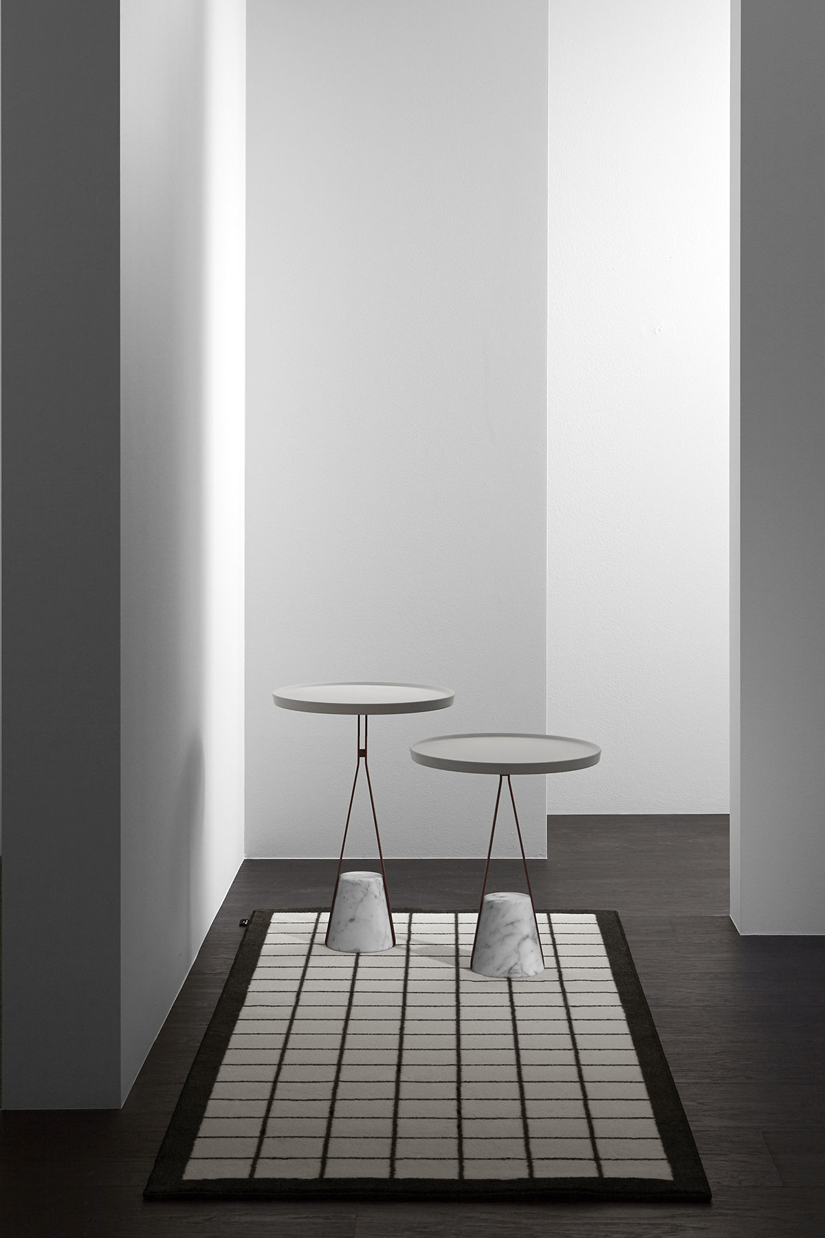 a meeting point at a certain height from which to develop the different configurations.