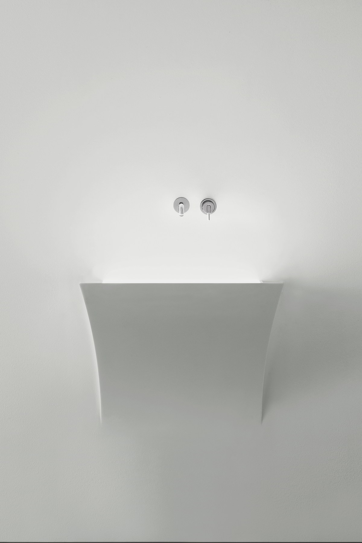 which seems to come out from the wall but at the same time blends within.