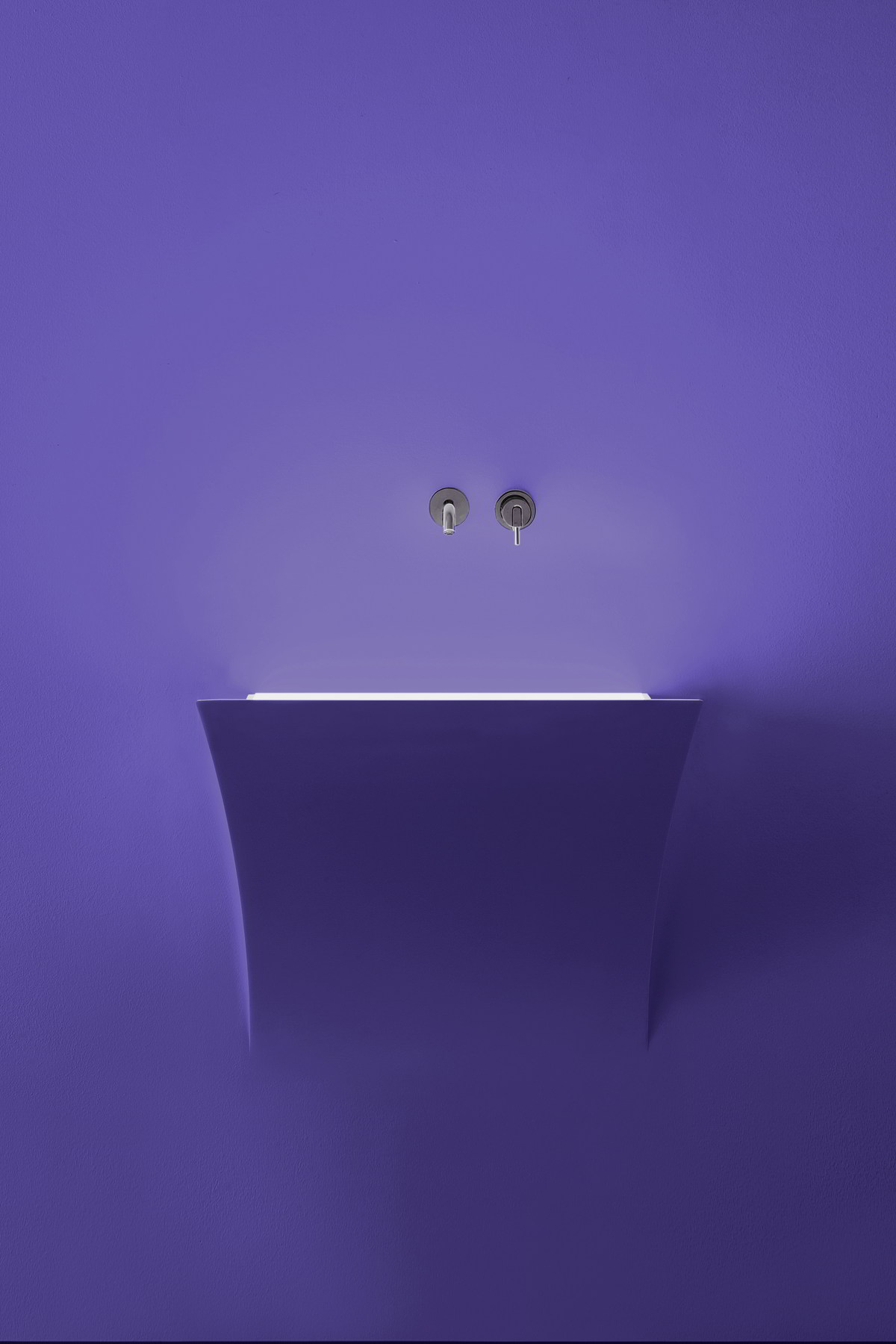 which seems to come out from the wall but at the same time blends within.