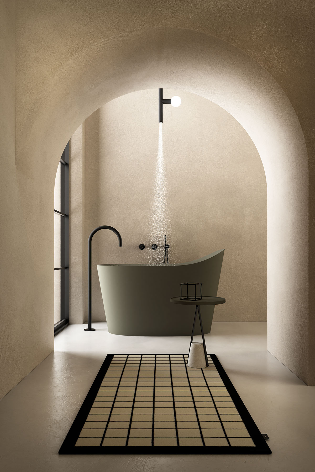 allowing yourself to be flooded by a primordial luminous rain.