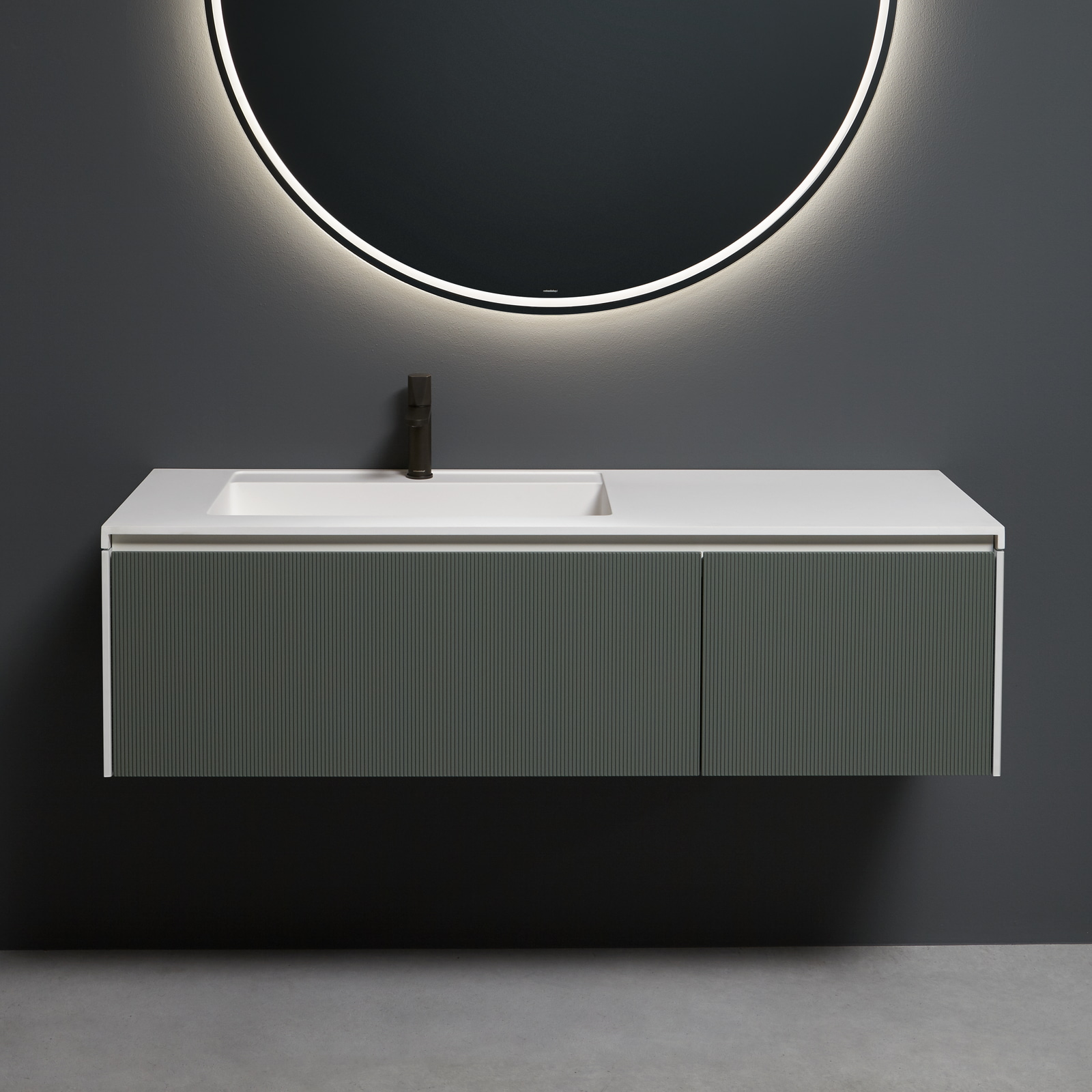 A uniform consistency characterized by a finish that is soft to the touch.