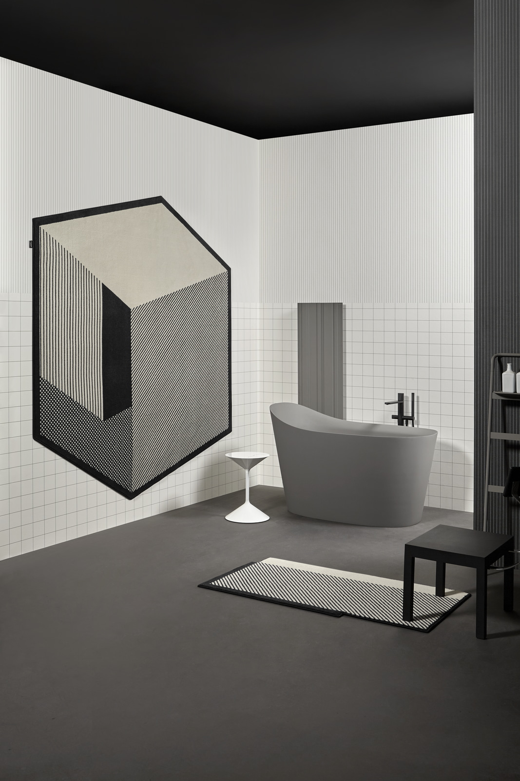 a decorative geometric and minimal matrix that determines the identity of the place