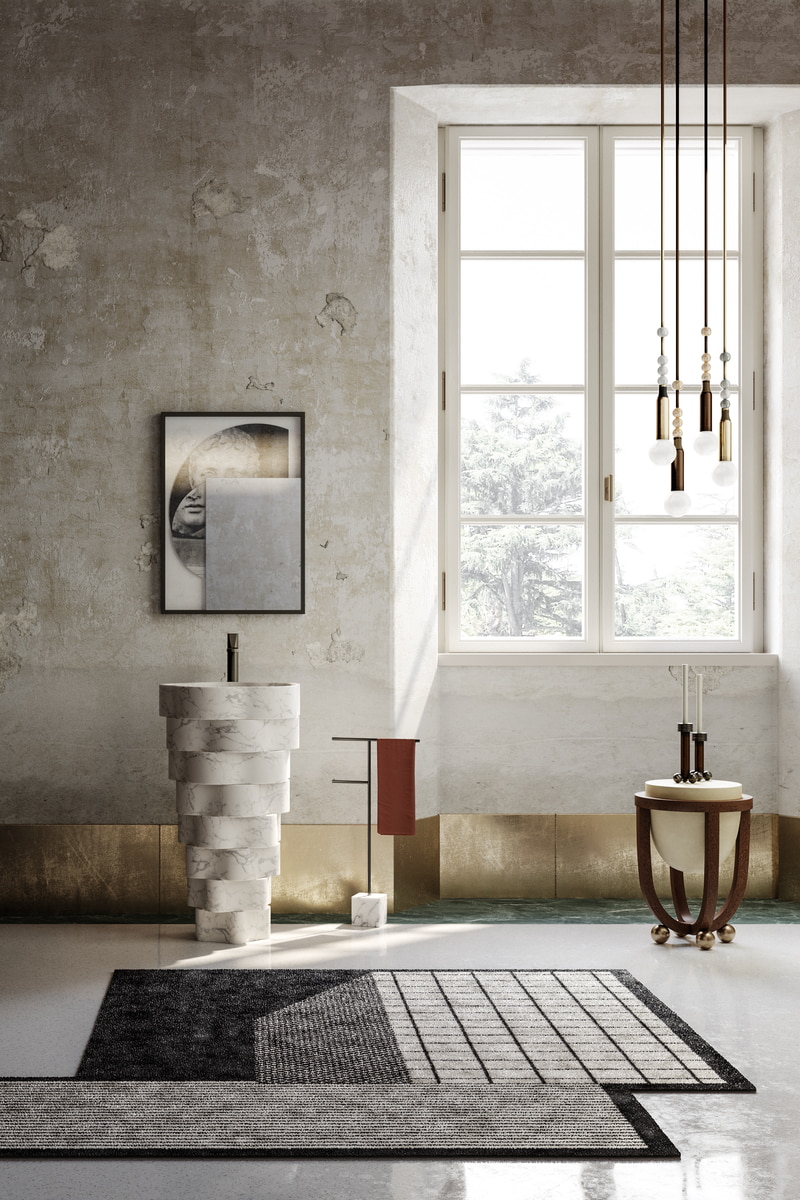 balance between a sophisticated piece and an apparently natural form