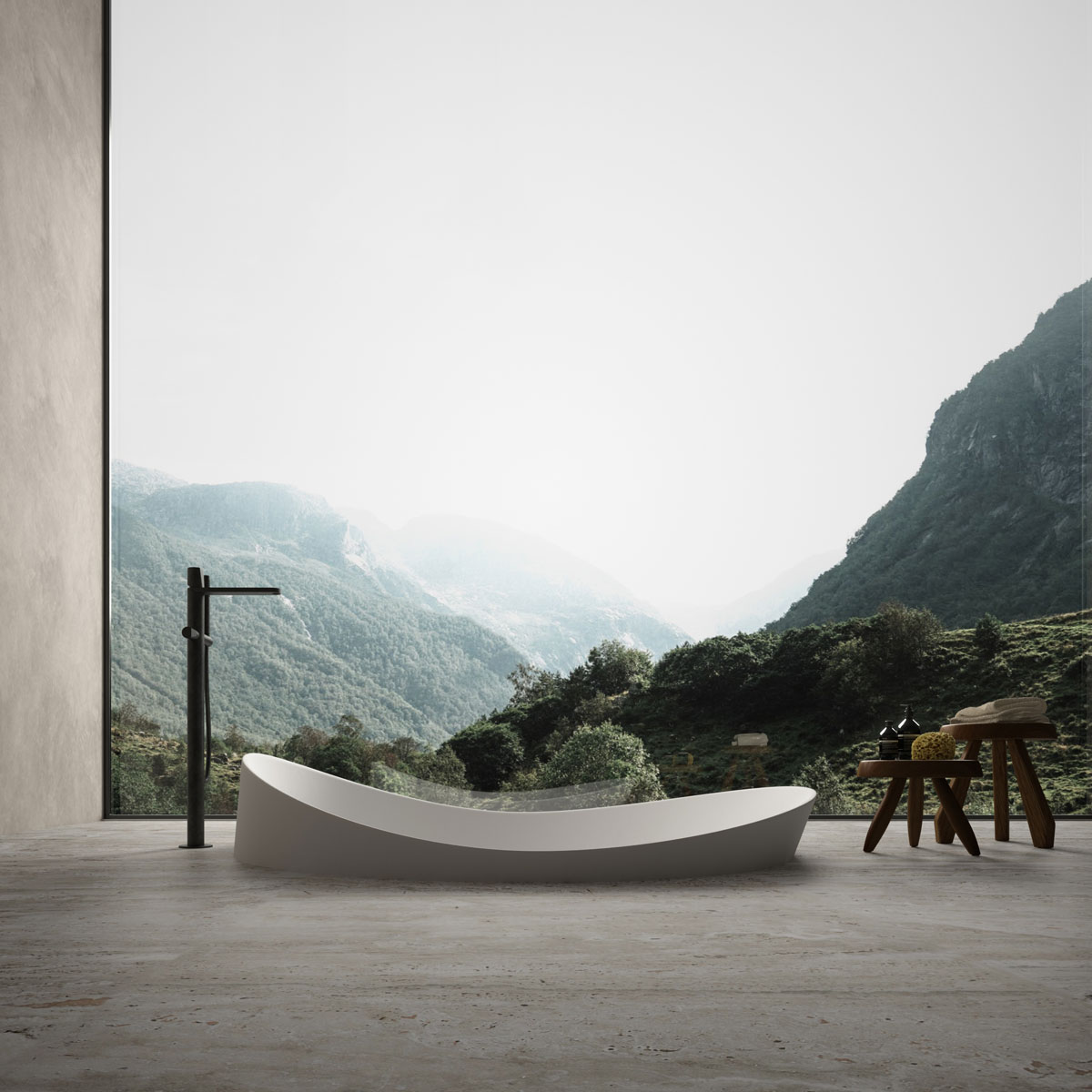 continuous variation in height of the edge