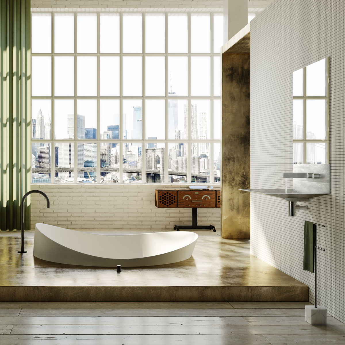 continuous variation in height of the edge