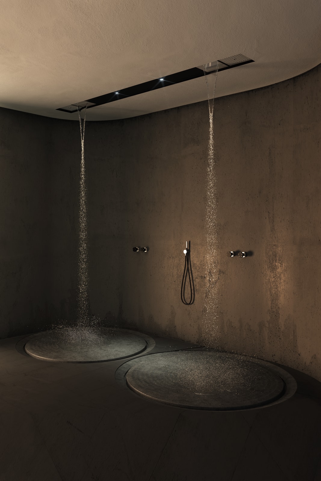 A project that redefines the archetype of the showerhead, objects that improve the quality of the shower space.