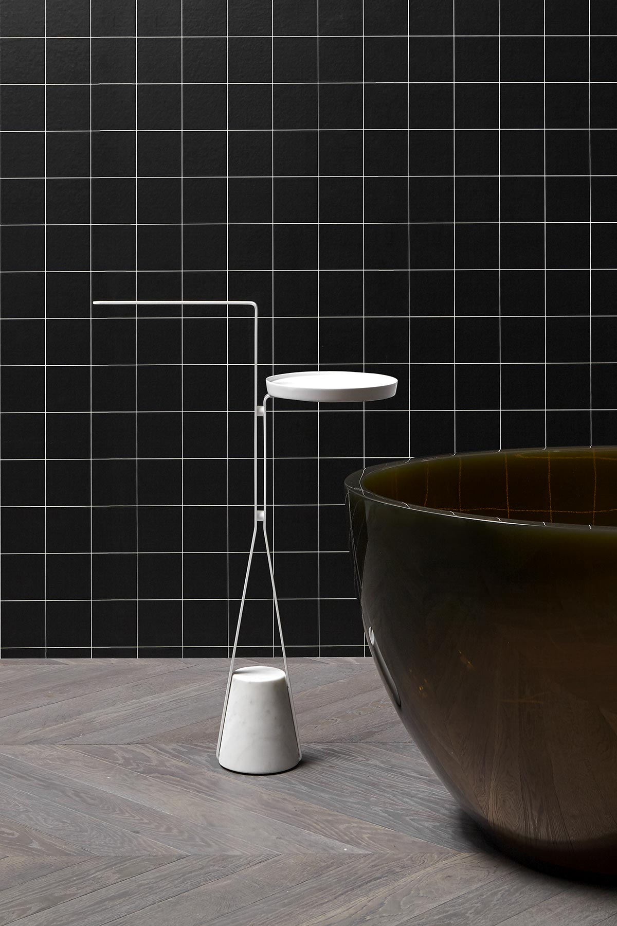 The material character of the base, the elegant path described by the structure.