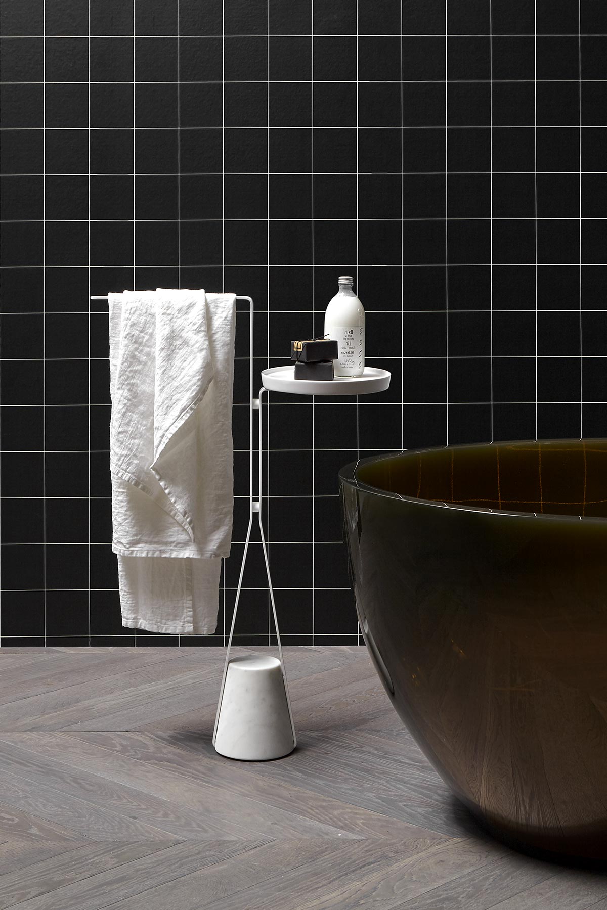 The material character of the base, the elegant path described by the structure.