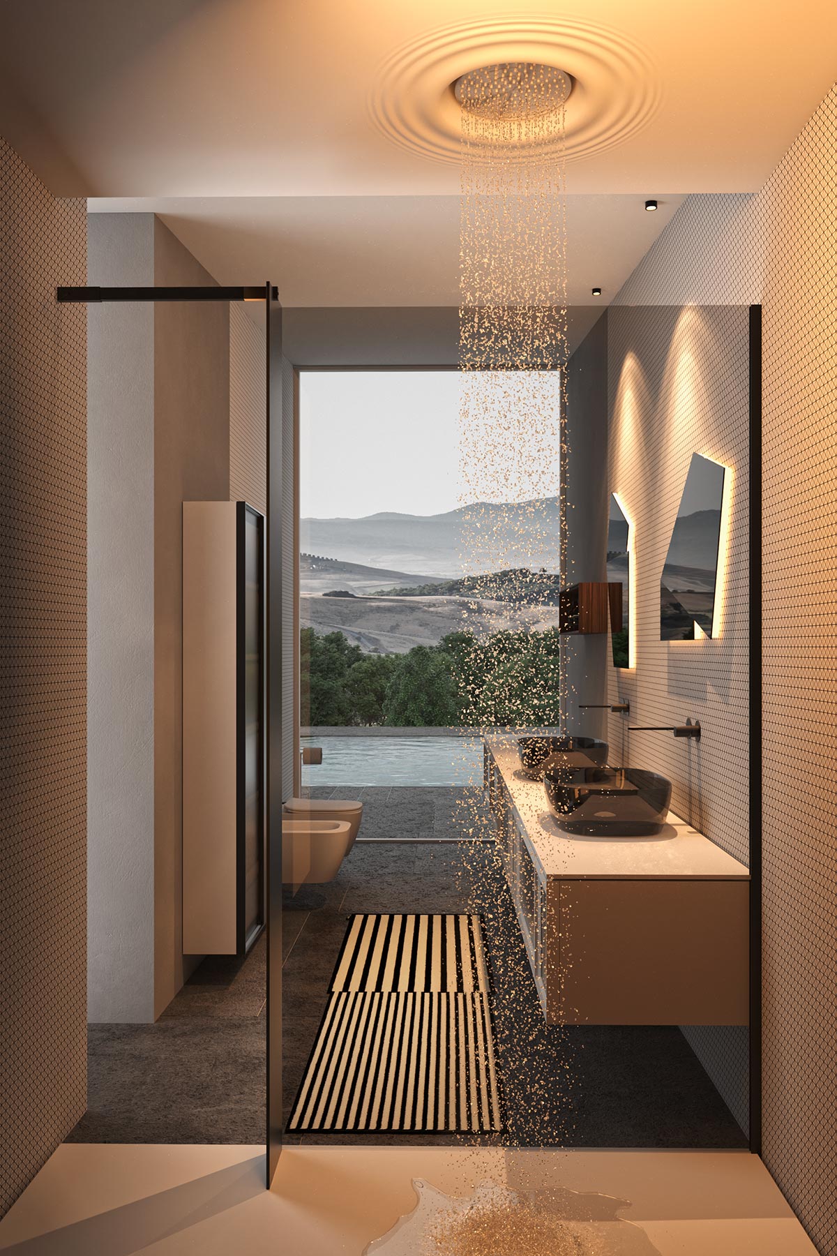 a technical detail that becomes aesthetic, a detail that makes the difference.