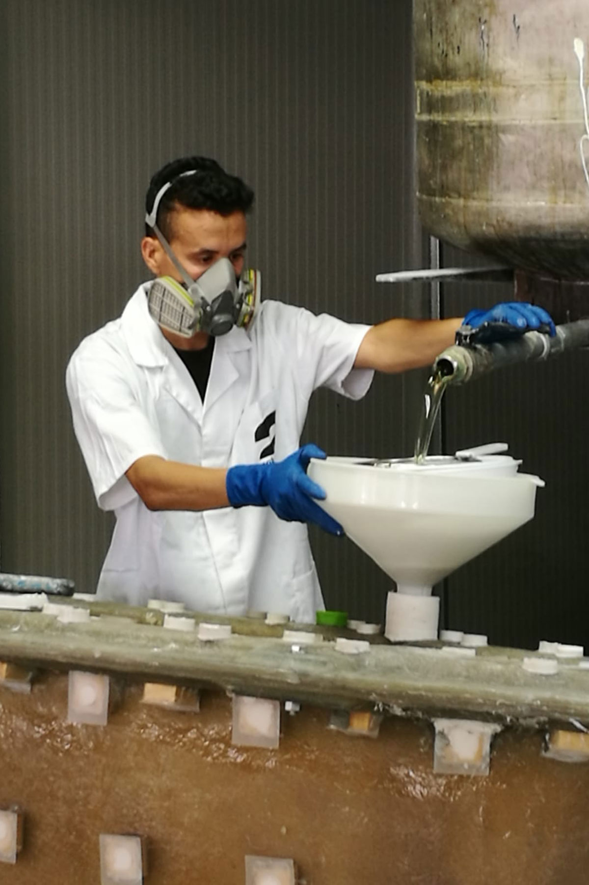 Cristalmood is a resin of our own creation that is manually poured into molds