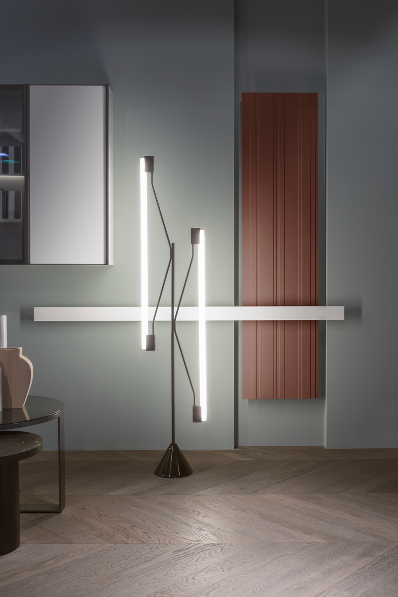 the overall image of a monolithic radiator.