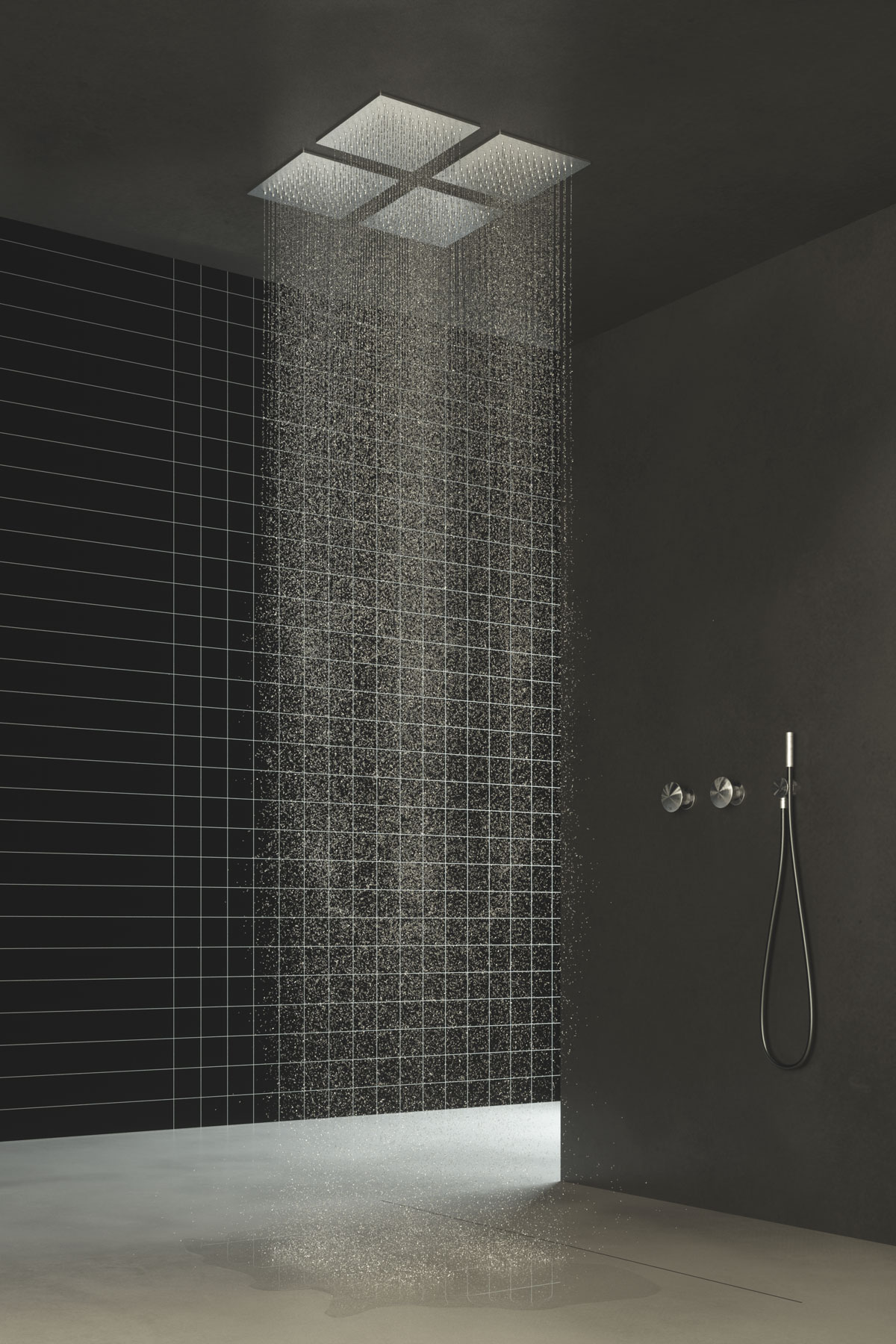 A project that redefines the archetype of the showerhead, objects that improve the quality of the shower space.