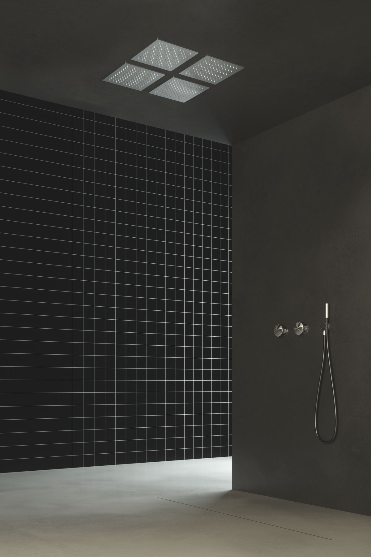 A project that redefines the archetype of the showerhead, objects that improve the quality of the shower space.