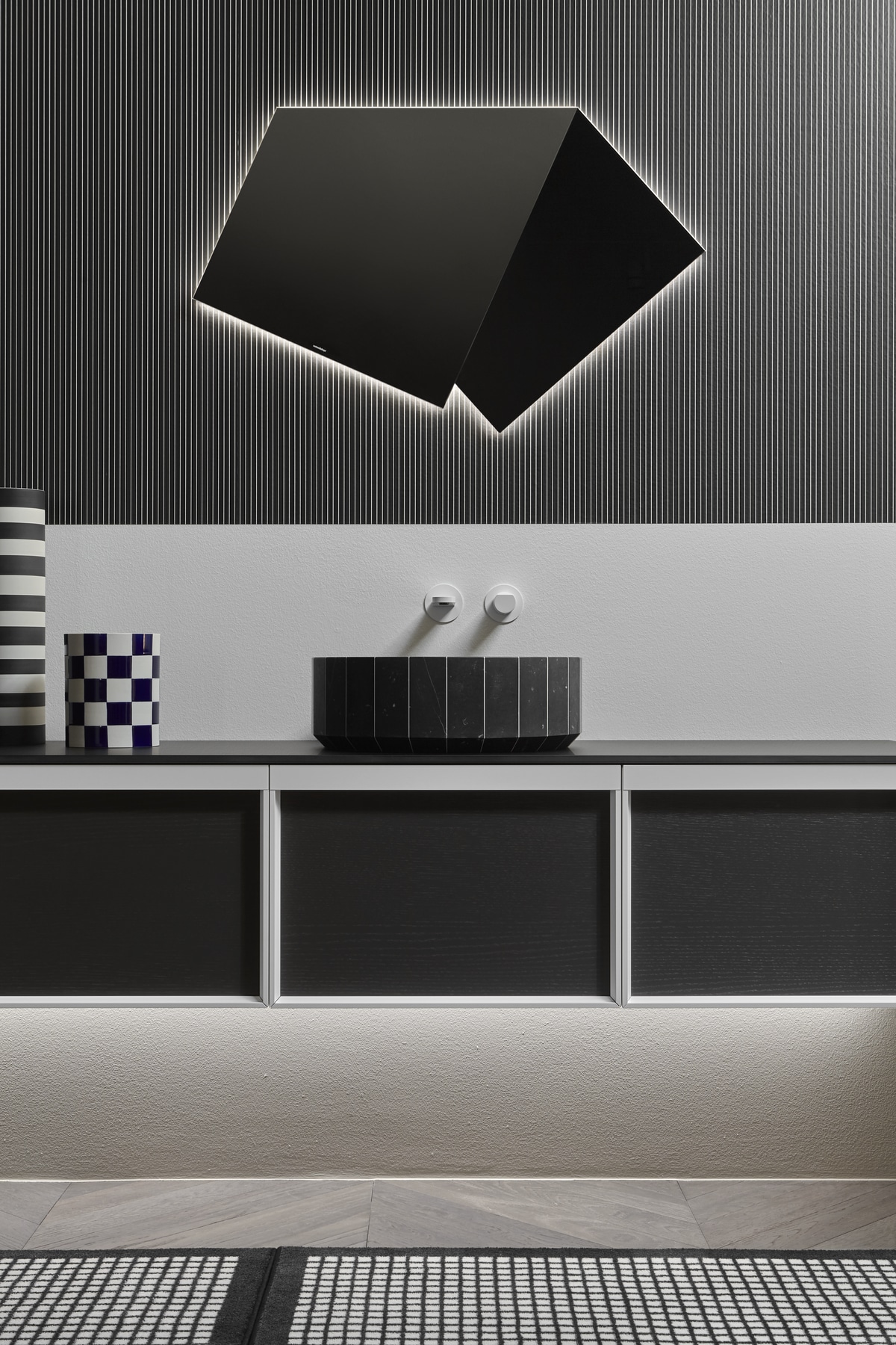 continuous leap between the infinite potential of nature and man's thought.