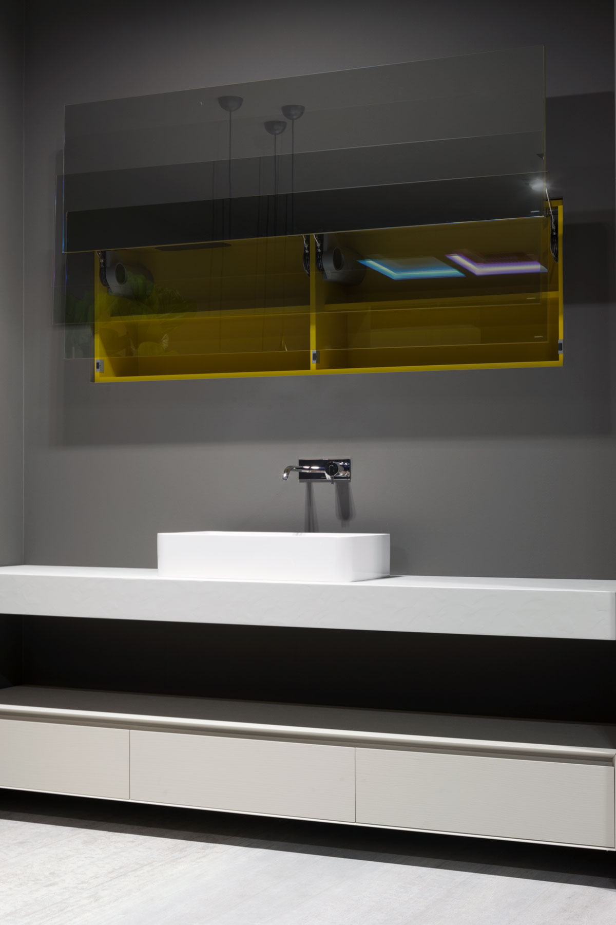 the gentle fittings imply that the power of water has shaped the volume.