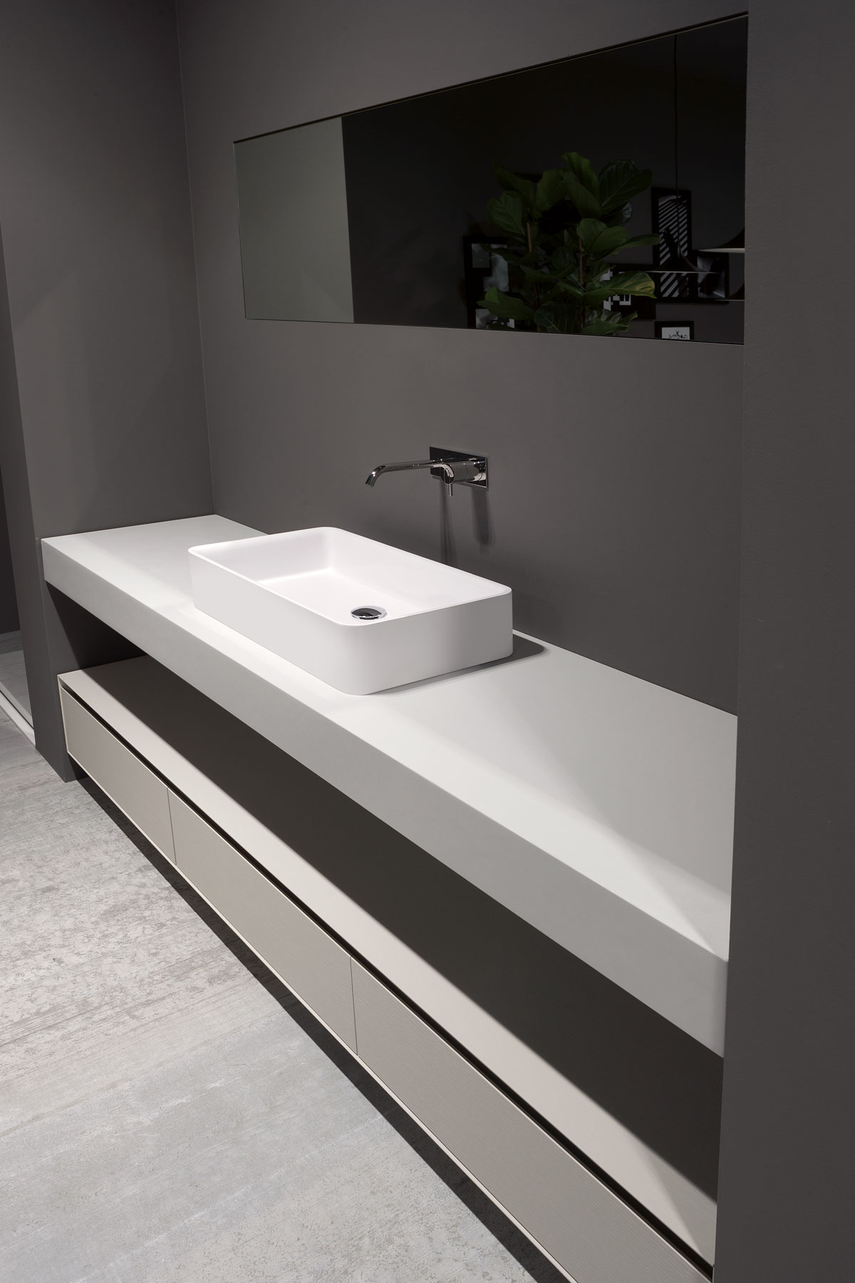 the gentle fittings imply that the power of water has shaped the volume.