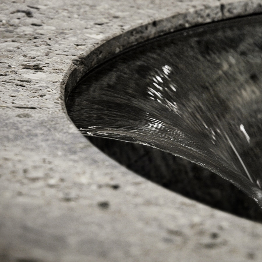 An abstract, sculptural form in which the echo of our existence reverberates.