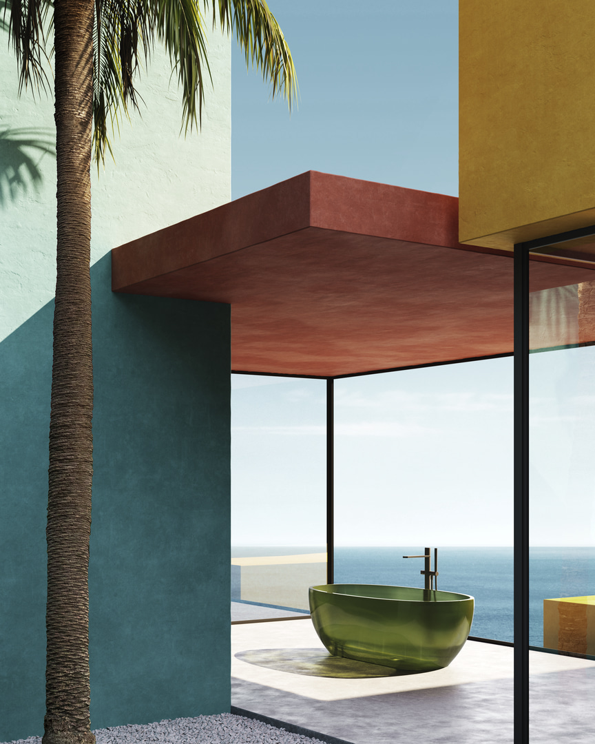 The architectural image becomes a generator of volumetric intertwining.