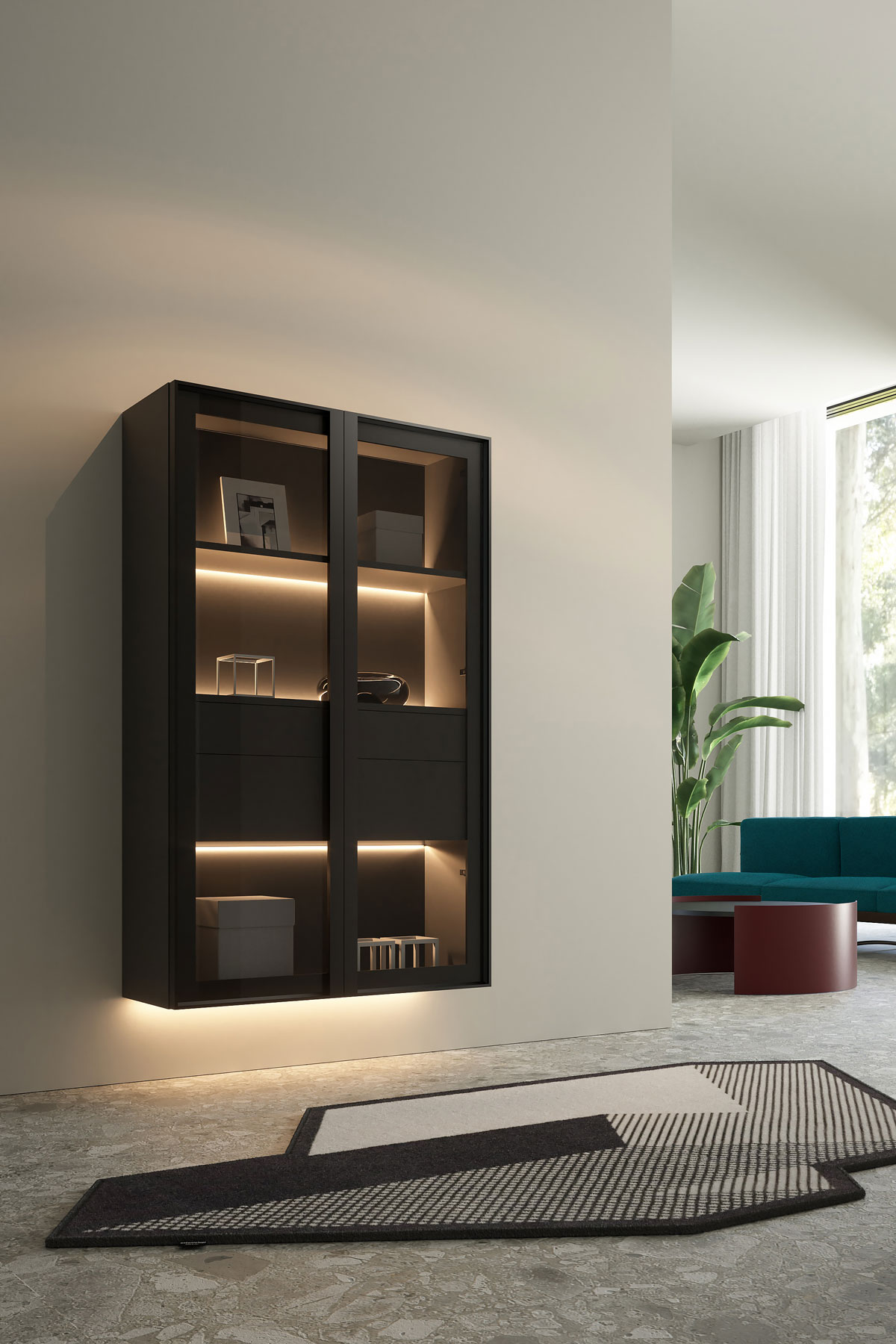 a solution with a high aesthetic value but also with maximum functionality