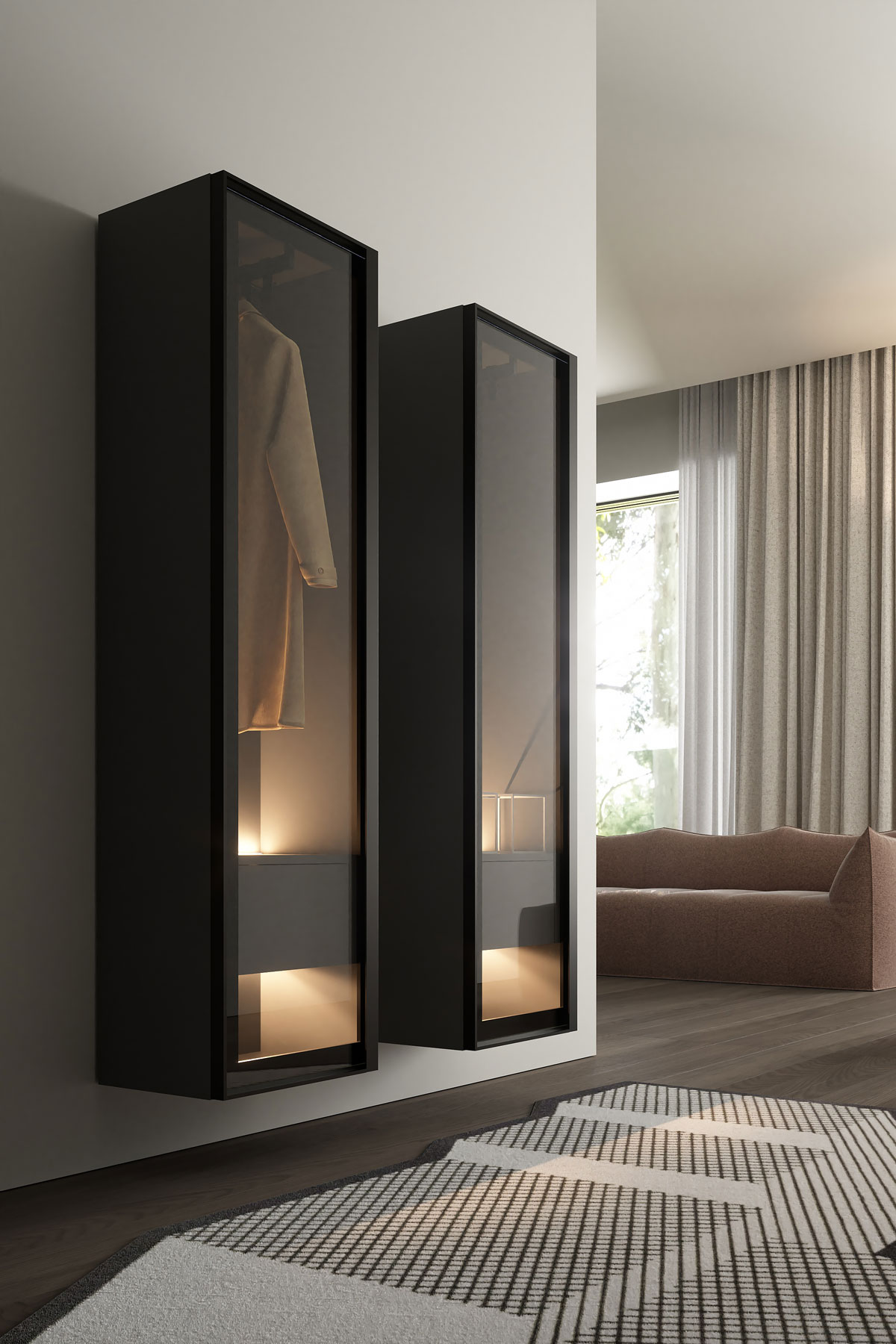 a solution with a high aesthetic value but also with maximum functionality