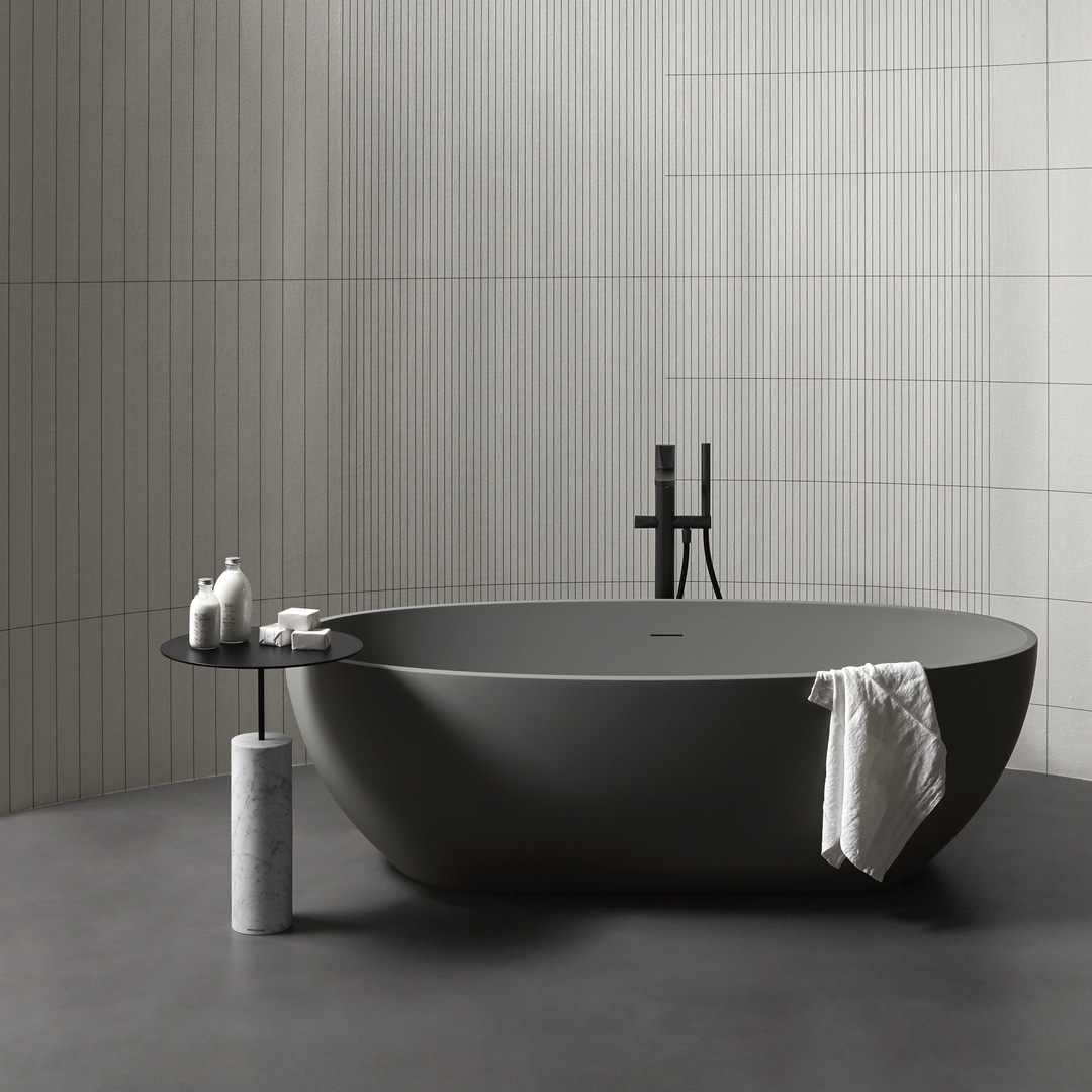 rather the sophisticated balance between material volume and a thin profile