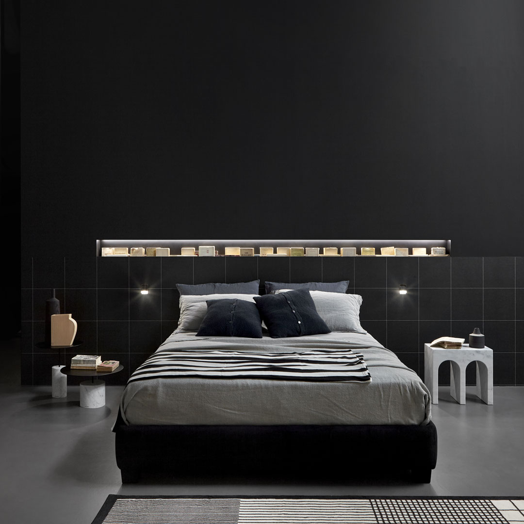 space fades into the indefinite depth of the night