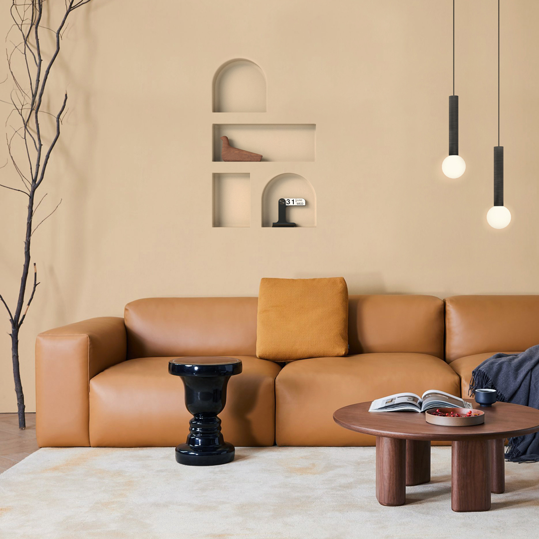 sophisticated proportional balance, perfect insertion into the wall