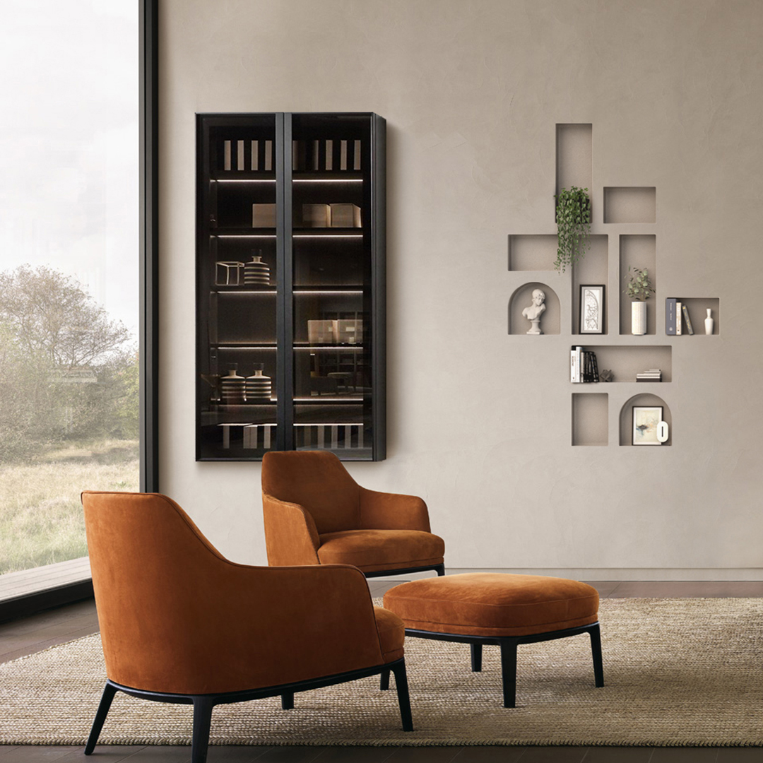 sophisticated proportional balance, perfect insertion into the wall