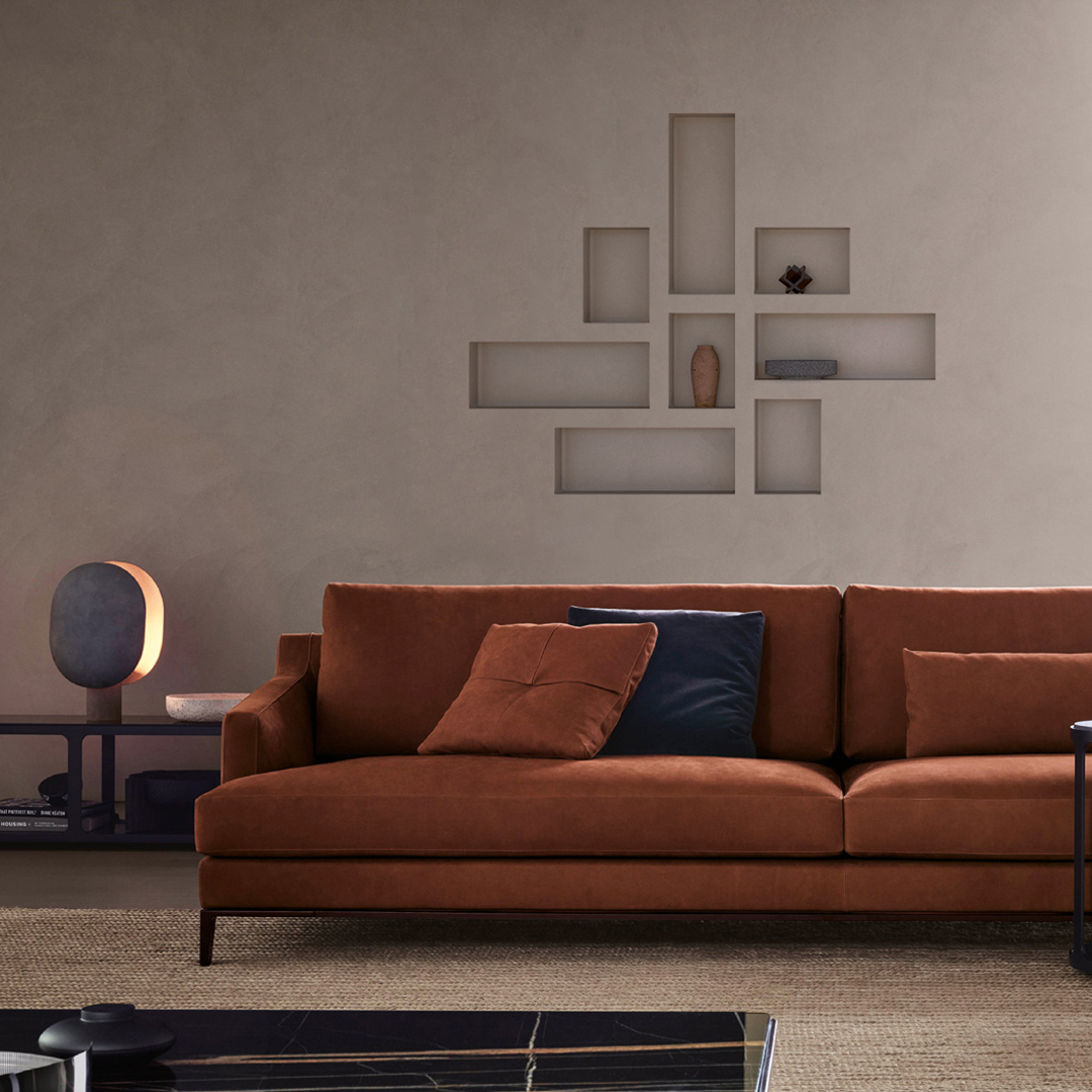 sophisticated proportional balance, perfect insertion into the wall