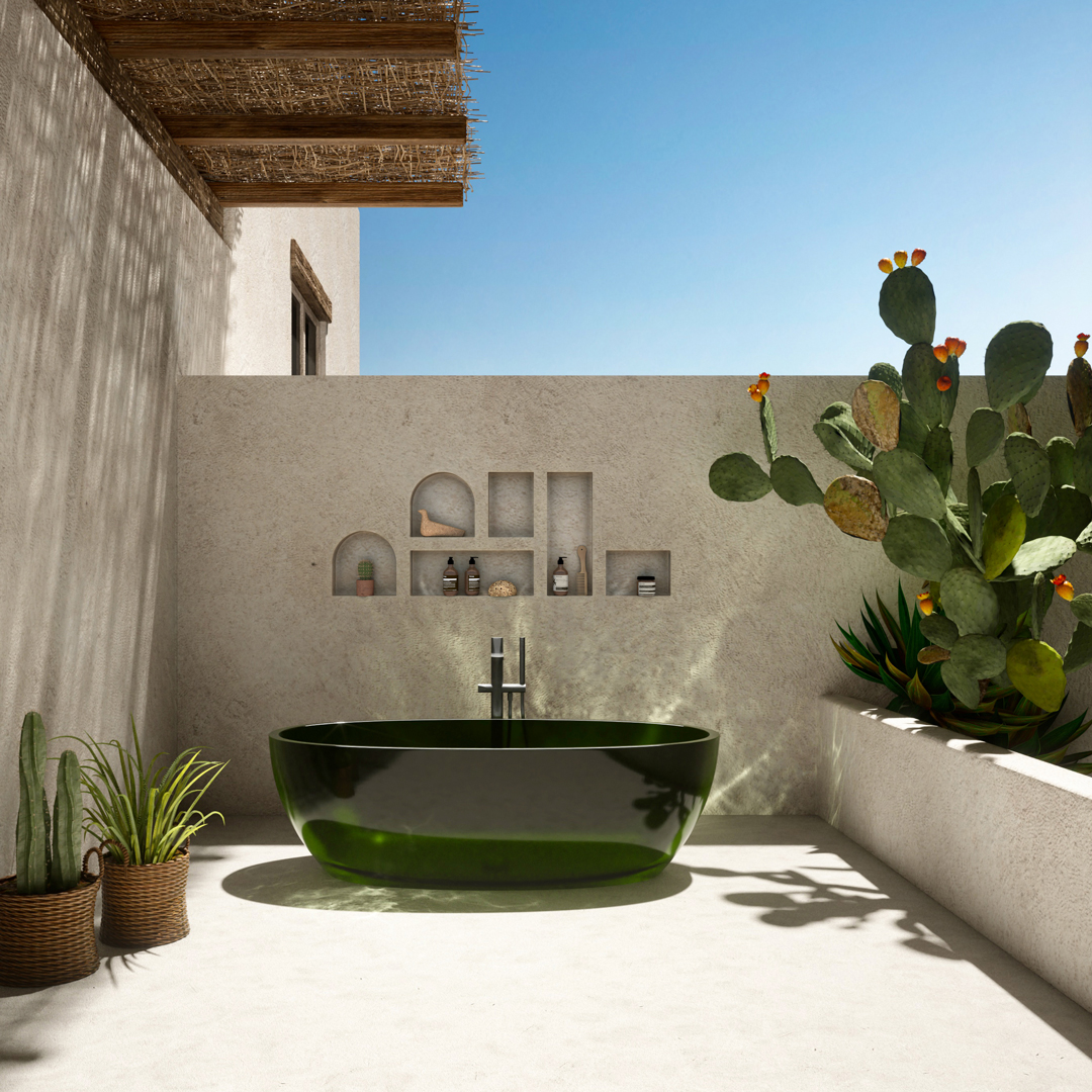 sophisticated proportional balance, perfect insertion into the wall