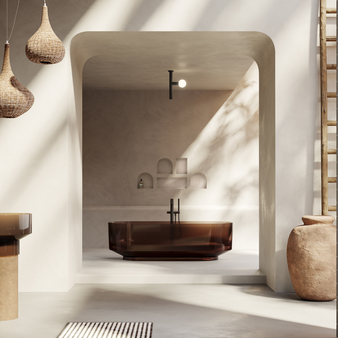 sophisticated proportional balance, perfect insertion into the wall