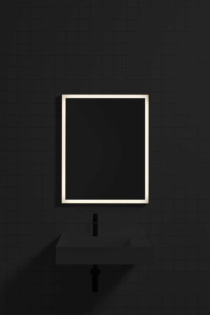 two pure geometries, two figures, one inside the other