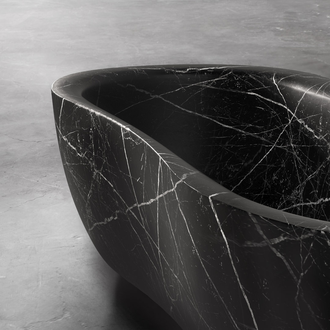 The external line takes its cue from the organic forms of the woods of the rivers