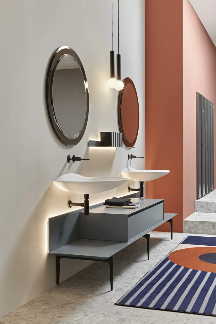 small volumes arranged freely,