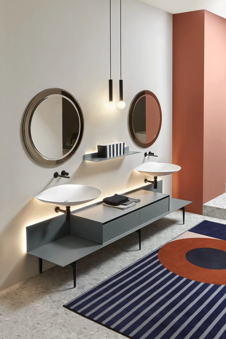 small volumes arranged freely,