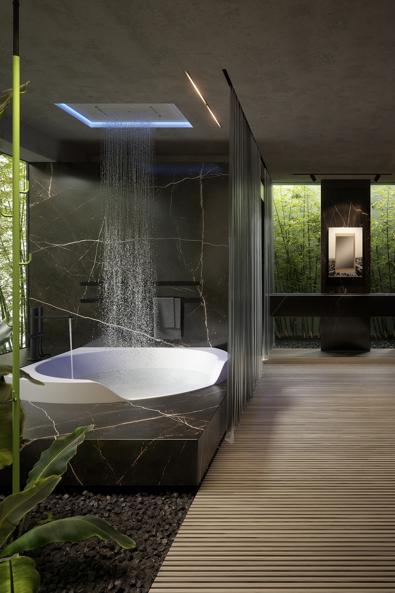  a continuous shower as if we were under a cloud