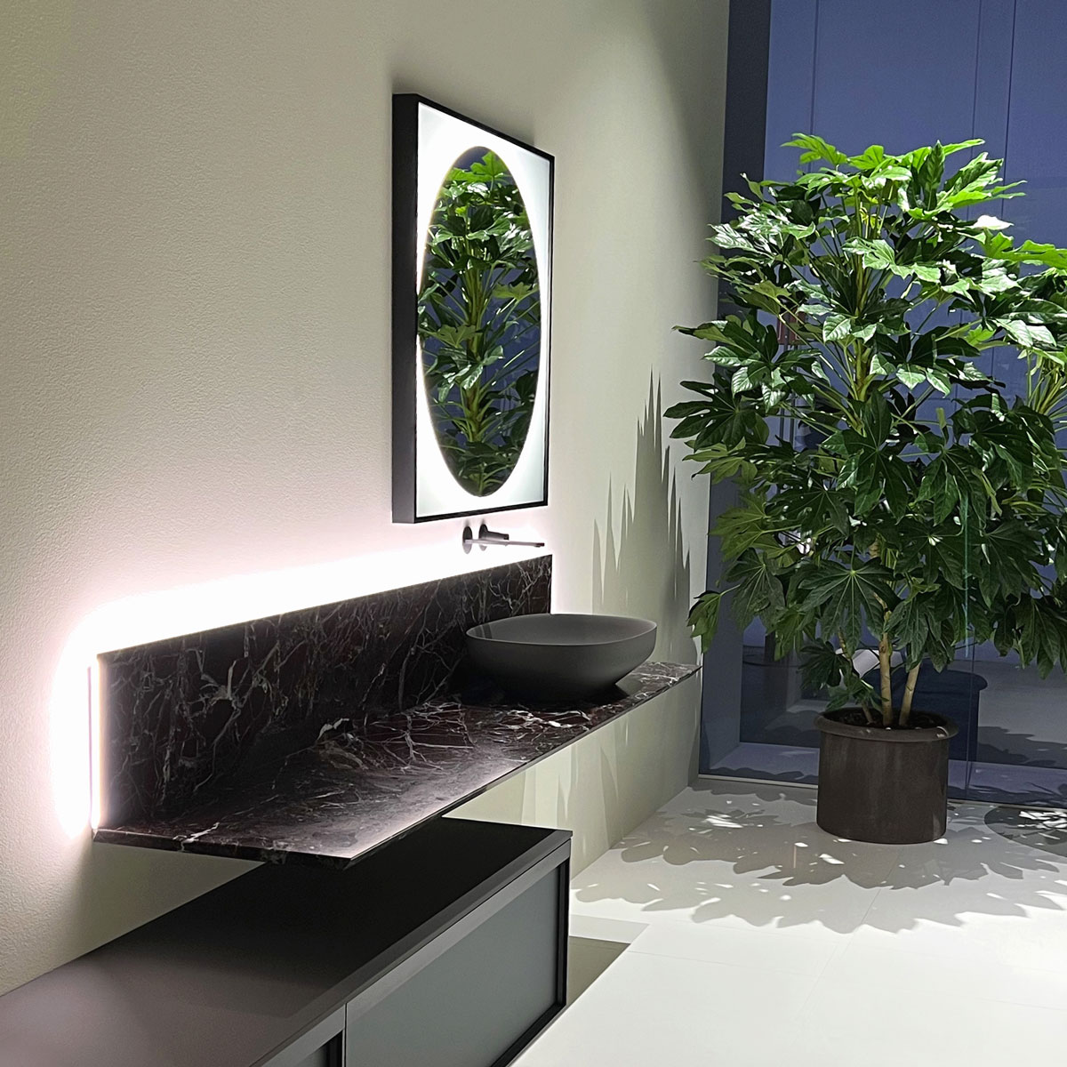 A shelf that becomes an open system