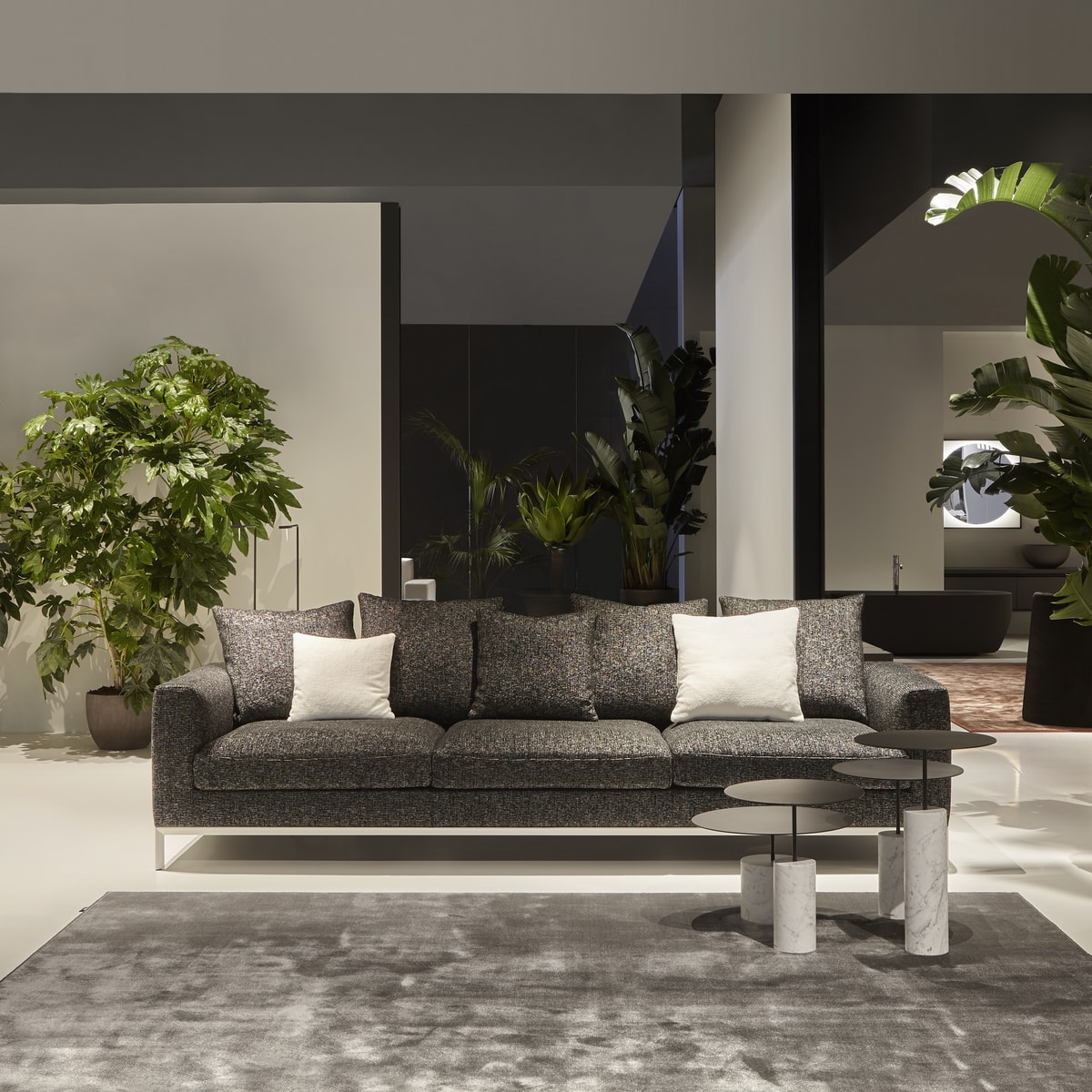 the compactness of the shapes and the perfect balance of the proportions