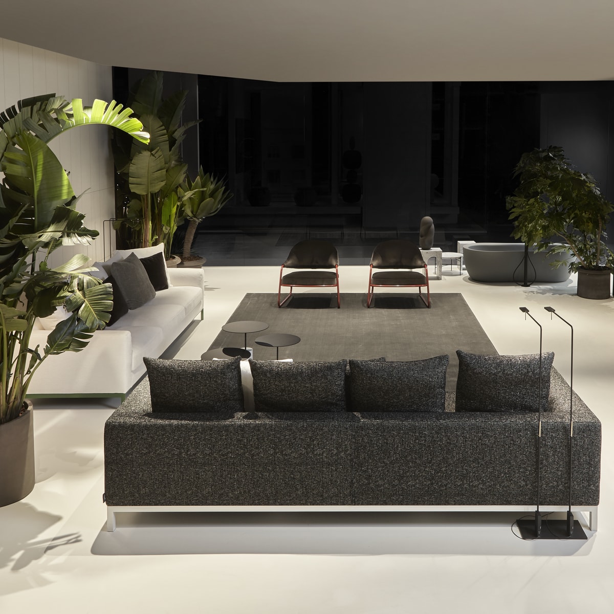 the compactness of the shapes and the perfect balance of the proportions