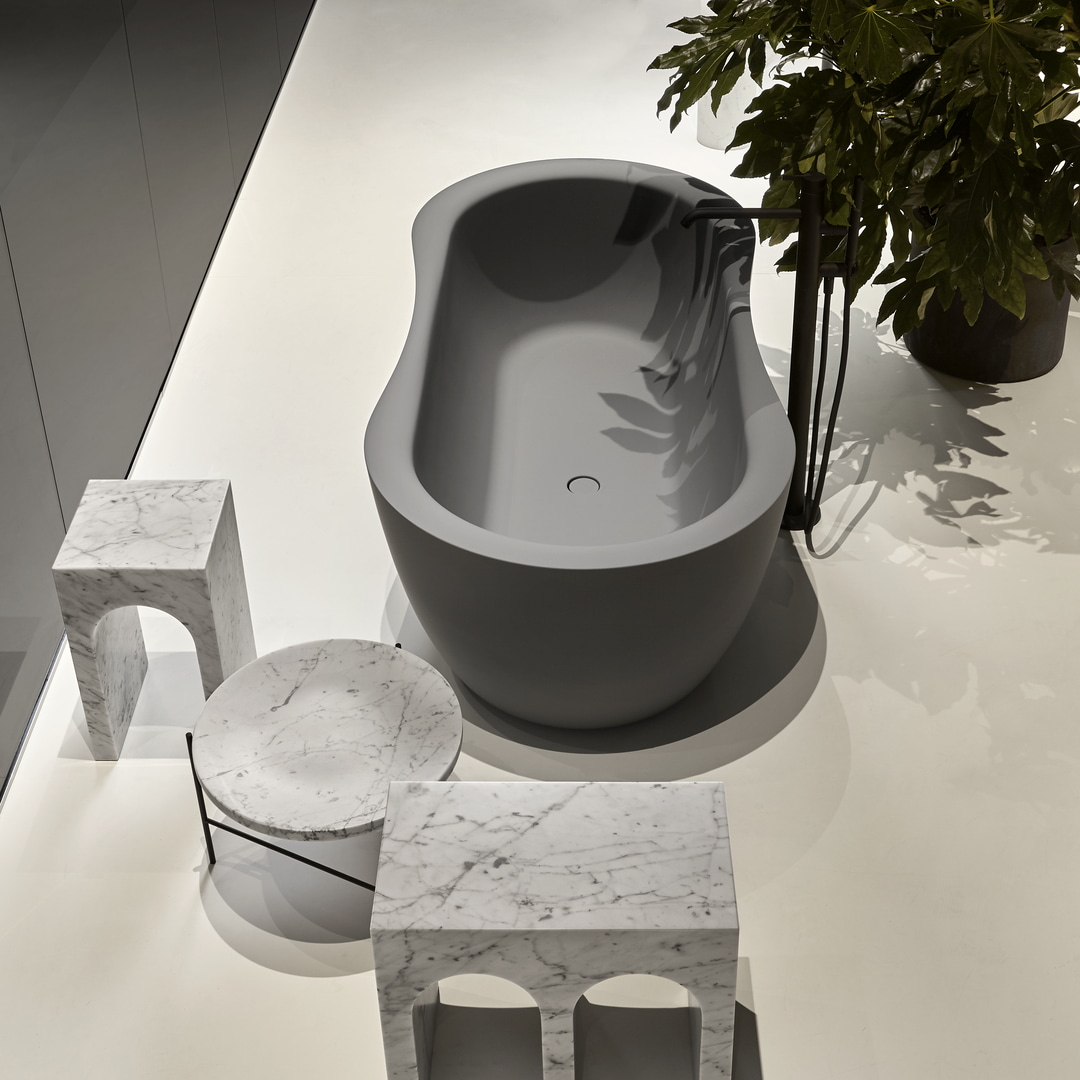 a real sculpture carved from a monolith